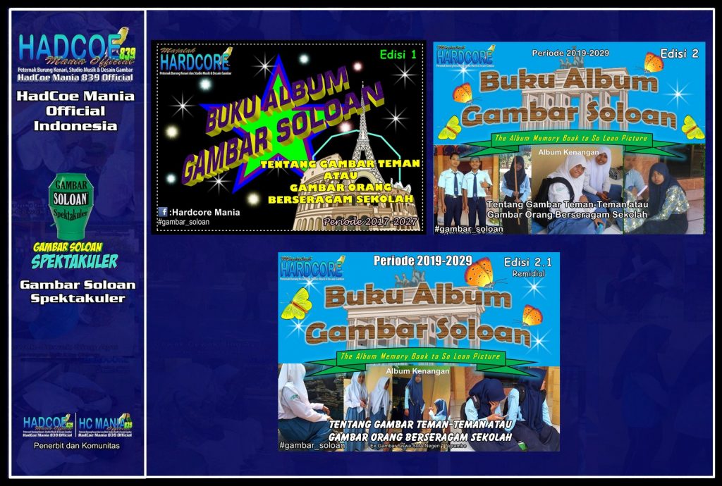 Buku Album Gambar Soloan Edisi 1, 2 dan 2.1 - Fasilitas Gambar SMA Negeri 1 Ngrambe