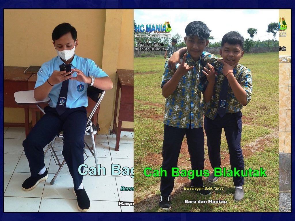 Gambar Siswa SMA Soloan Spektakuler Cover Biru dan Batik Edisi 18 dan 22 Versi Putra