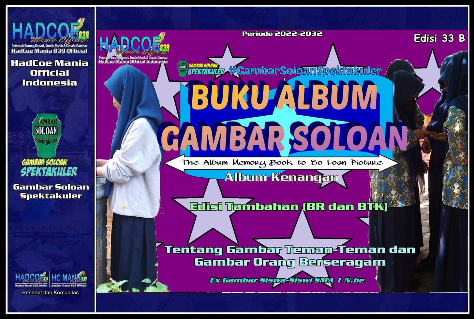 Buku Album Gambar Soloan Edisi 33 B – Gambar SMA Soloan Spektakuler ...