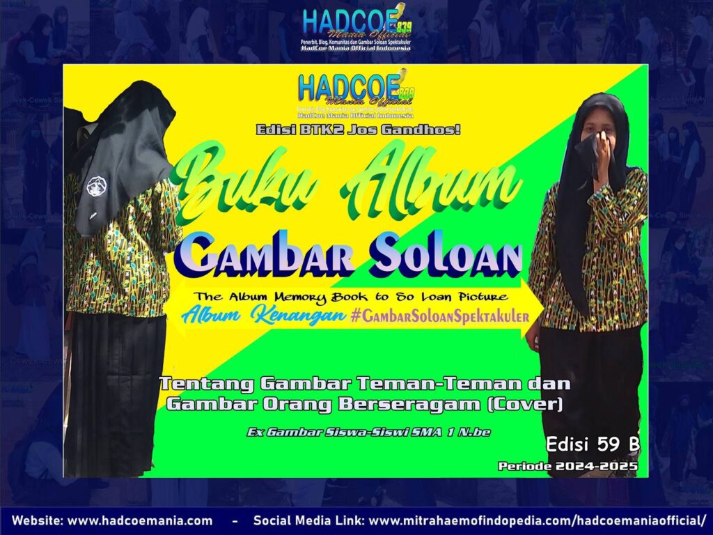 Buku Album Gambar Soloan Edisi 59 B – Gambar SMA Soloan Spektakuler Cover BTK2 Spesial Terbaru